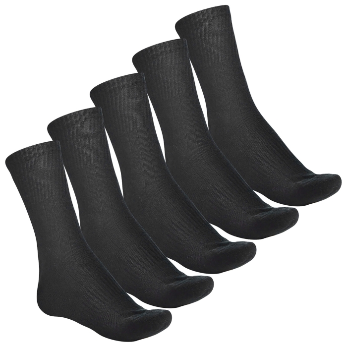 Комплект зимових шкарпеток трекінгових вовна Winter Warm Wool. 5 пар Чорні