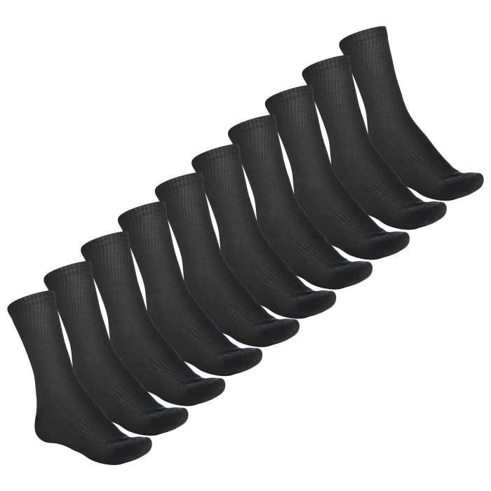 Комплект зимових шкарпеток трекінгових вовна Winter Warm Wool. 10 пар Чорні