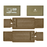Камербанд M-L Tactical Series + М'який балістичний пакет (200x150мм) 1 клас захисту. Койот