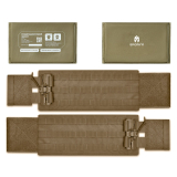 Камербанд XL Tactical Series + М'який балістичний пакет (300x150мм) 1 клас захисту. Койот