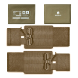 Камербанд S Tactical Series + Мягкий баллистический пакет (200x150мм) 1 класс защиты. Койот