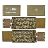 Камербанд M-L Tactical Series + М'який балістичний пакет (200x150мм) 1 клас захисту. Піксель