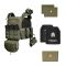 Бронежилет з підсумками 5–го класу MPS warrior pack + Бронеплити+ балістичні пакети захист боків та паху 1 клас ДСТУ. Колір Ranger Green