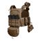 Бронежилет з підсумками 5–го класу MPS warrior pack + Бронеплити + балістичні пакети захист боків та паху 1 клас ДСТУ. Колір Койот