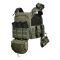 Бронежилет з підсумками 3–го класу MPS warrior pack + Бронеплити+ балістичні пакети захист боків та паху 1 клас ДСТУ. Колір Ranger Green
