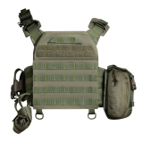 Бронежилет з підсумками 3–го класу MPS starter pack + Бронеплити 1,4 кг. Ranger Green