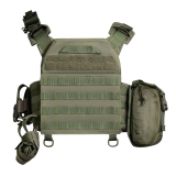 Бронежилет з підсумками 3–го класу MPS warrior pack + Бронеплити+ балістичні пакети захист боків та паху 1 клас ДСТУ. Колір Ranger Green