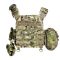 Бронежилет з підсумками 5–го класу MPS warrior pack + Бронеплити + балістичні пакети захист боків та паху 1 клас ДСТУ. Колір Мультикам
