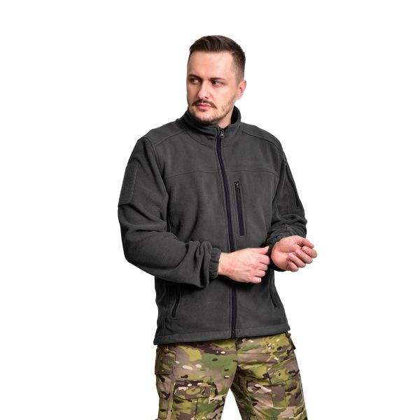 Флісова кофта на блискавці M1014 Tactical Series. Колір Чорний