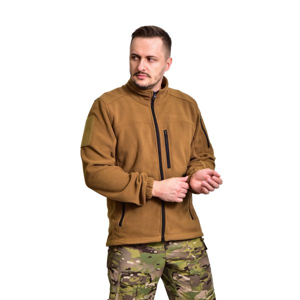 Флісова кофта на блискавці M1014 Tactical Series. Колір Койот