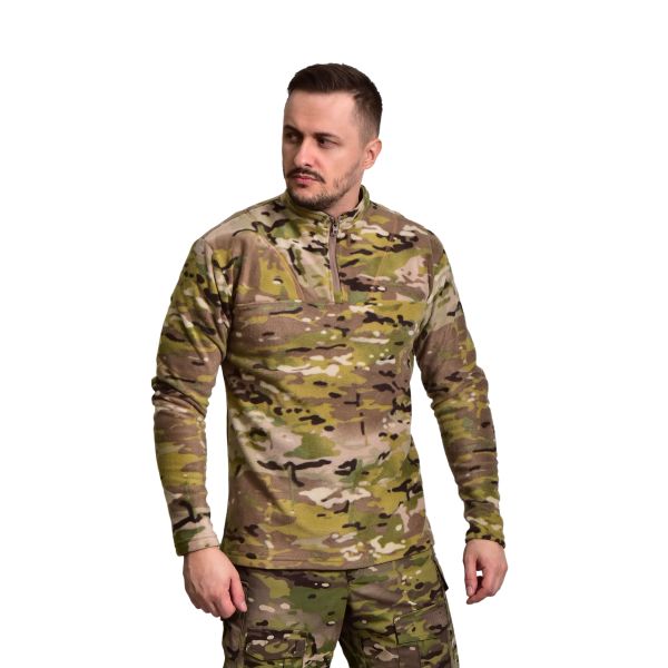 Базовая флисовая кофта base Tactical Series Мультикам Базовая флисовая кофта base Tactical Series Мультикам