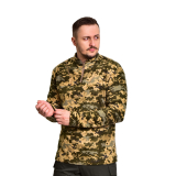 Базова флісова кофта base Tactical Series. Піксель