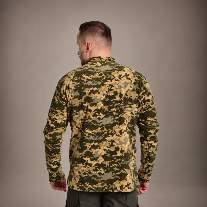 Базовая флисовая кофта base Tactical Series. Пиксель