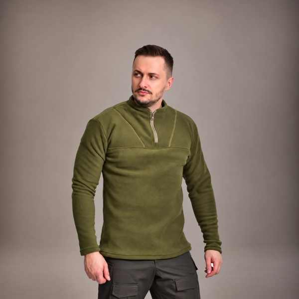 Базова флісова кофта base Tactical Series. Ranger Green
