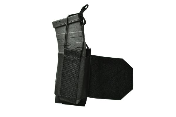 Эластичный боковой правый подсумок для магазинов на липучке Elastic R. Cordura 1000. Цвет Черный Эластичный боковой правый подсумок для магазинов на липучке Elastic R. Cordura 1000. Цвет Черный