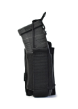 Еластичний одинарний підсумок для магазинів Elastic. Cordura 1000. Чорний
