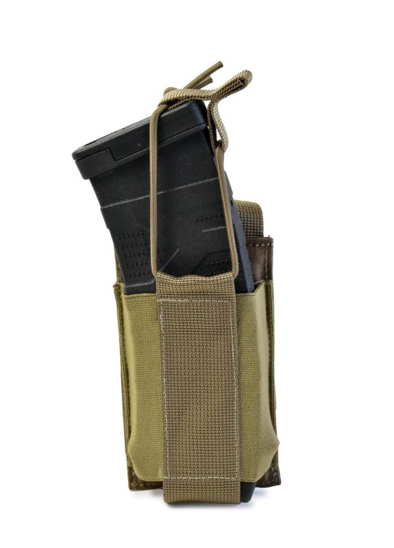 Эластичный одинарный подсумок для магазинов Elastic. Cordura 1000. Цвет Койот Эластичный одинарный подсумок для магазинов Elastic. Cordura 1000. Цвет Койот