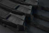 Еластичний потрійний підсумок для магазинів Gig Military Elastic Triple. Cordura 1000. Чорний