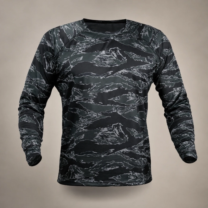 Кофта лонгслив GIG. Black Tiger Stripe Camo