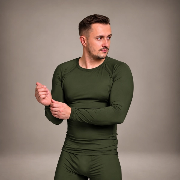 Термореглан GIG IceFox Level 1, з тканини Thermo line. Ranger Green