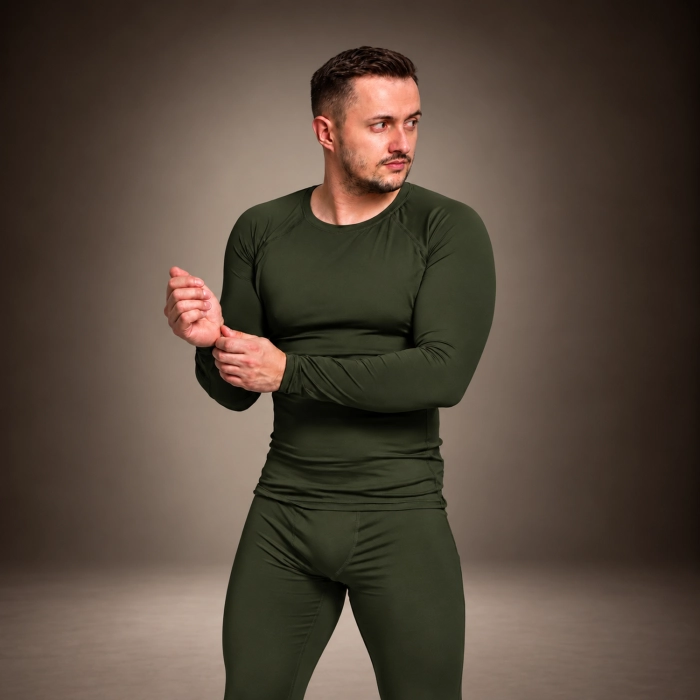 Термореглан GIG IceFox Level 1+, из ткани Thermo line. Ranger Green
