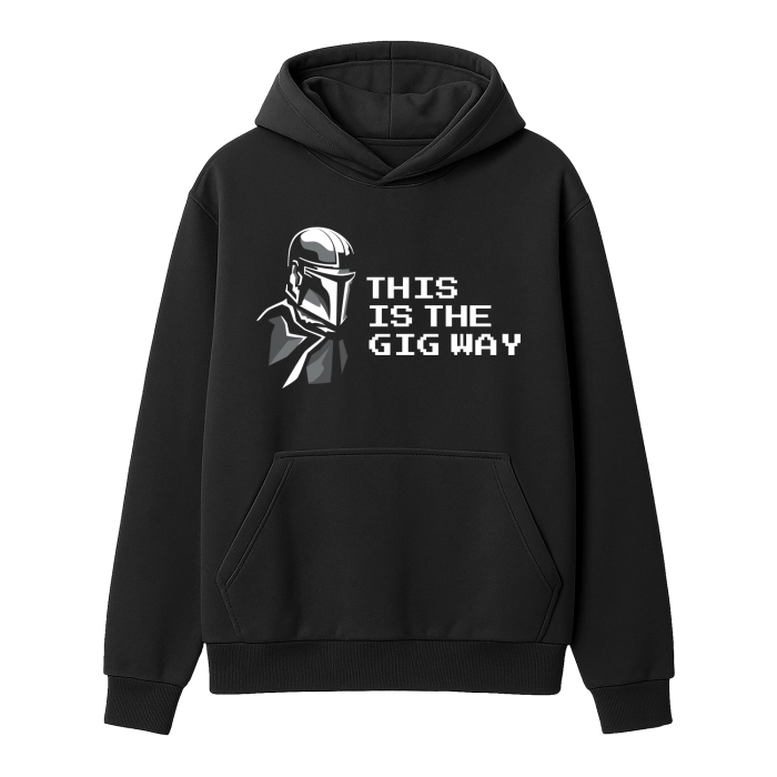 Худи GigMilitary (THE GIG WAY) Fleece Limited. Черный