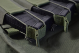Еластичний потрійний підсумок для магазинів Gig Military Elastic Triple. Cordura 1000. Ranger Green
