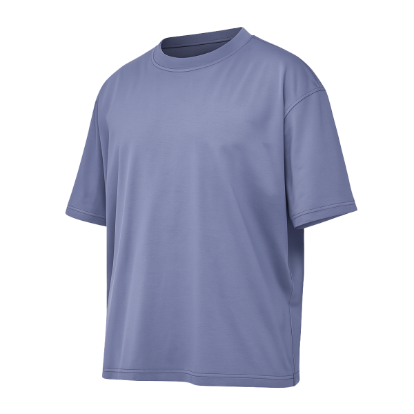 Футболка оверсайз. Колір Сіро-Блакитний