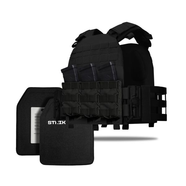 Бронежилет 6–го класу MPS Light + Бронеплити. Колір Чорний