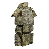 Бронекостюм ultimate pack MPS М8 PRO + балістичні пакети захист боків, паху, шиї, плечей, ніг, поясу 1 класс ДСТУ. Мультикам