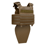 Бронекостюм warrior pack MPS М8 PRO + балістичні пакети захист боків, паху 1 класс ДСТУ. Койот
