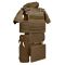 Бронекостюм ultimate pack MPS М8 PRO + балістичні пакети захист боків, паху, шиї, плечей, ніг, поясу 1 класс ДСТУ. Койот