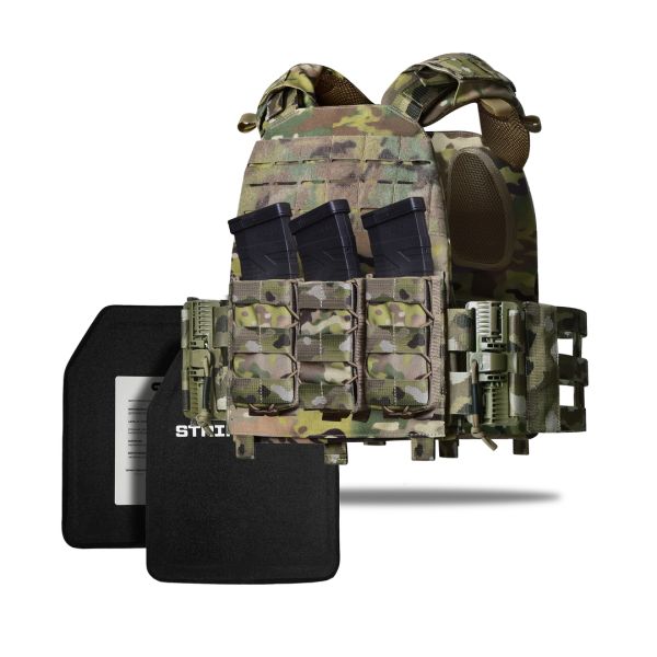 Бронежилет 6–го класу MPS Light + Бронеплити. Колір Мультикам