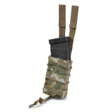 Одинарний відкритий тканевий підсумок для магазинів GigMilitary Stealth Multicam