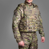 Плитоноска GigMilitary MTF Doom. Cordura 1000. Мультикам