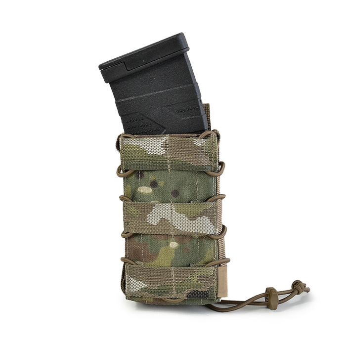 Одинарний відкритий тканевий підсумок для магазинів GigMilitary Stealth Multicam