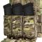 Бронежилет з підсумками 6–го класу MPS warrior pack + Бронеплити + балістичні пакети захист боків та паху 1 клас ДСТУ. Колір Мультикам