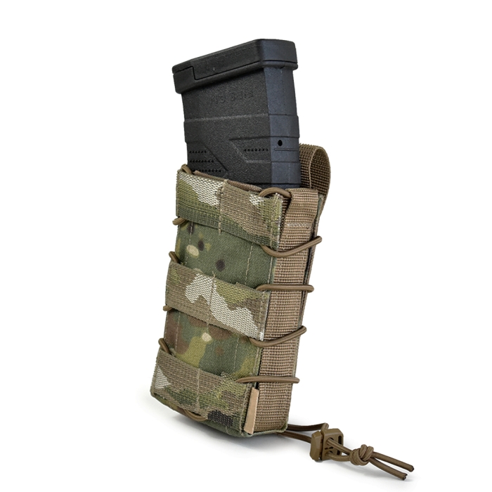 Одинарний відкритий тканевий підсумок для магазинів GigMilitary Stealth Multicam