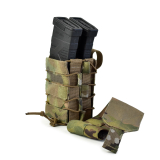 Подвійний закритий підсумок для магазинів Gig Military Stealth DС. Cordura 1000. Мультикам