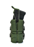Одинарний відкритий пластиковий підсумок для магазинів Gig Military Rapid. Cordura 1000. Ranger Green