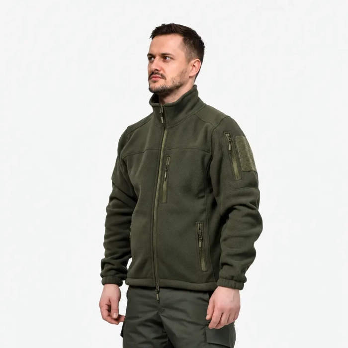 Флисовая кофта на молнии M1014 Tactical Series. Ranger Green