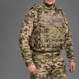 Бойовий бронежилет 1 клас MTF doom. Збільшена площа захисту Піксель (mm14)