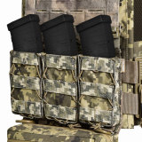 Бронежилет з підсумками 6–го класу MPS warrior pack + Бронеплити + балістичні пакети захист боків та паху 1 клас ДСТУ. Колір Піксель