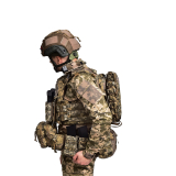 Підсумок для магазинів одинарний відкритий тканевий Stealth PRO. Cordura 1000. Піксель