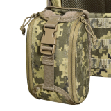 Бронежилет з підсумками 6–го класу MPS warrior pack + Бронеплити + балістичні пакети захист боків та паху 1 клас ДСТУ. Колір Піксель