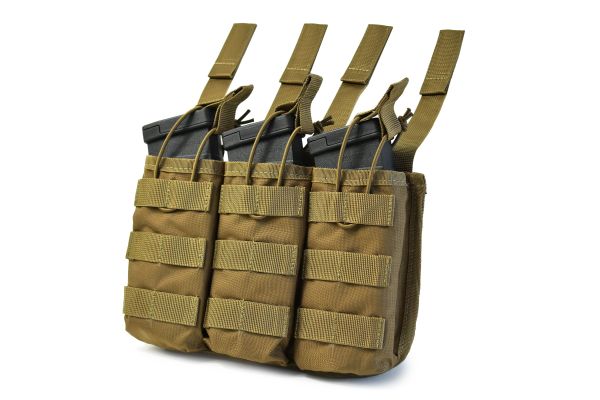 Потрійний підсумок для магазинів Combat Triple. Cordura 1000. Колір Койот