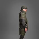 Протиуламковий захист шиї 2 клас. Колір Ranger Green