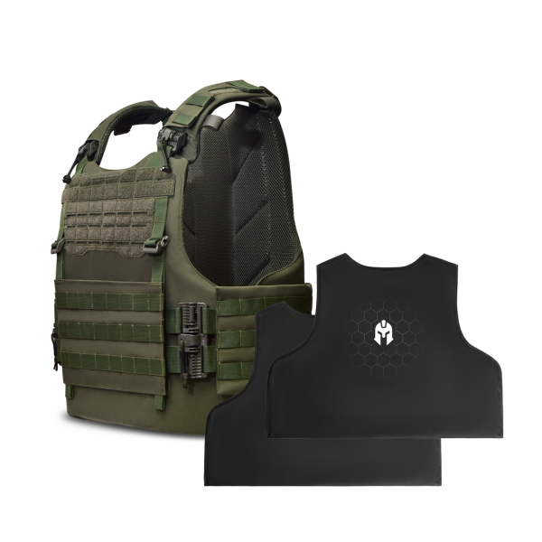 Бойовий бронежилет 1 клас MTF doom. Збільшена площа захисту Ranger Green