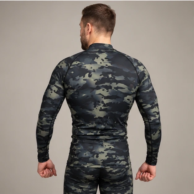Чоловічий Рашгард GIG. Multicam Black