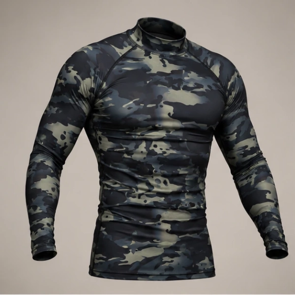Чоловічий Рашгард GIG. Multicam Black